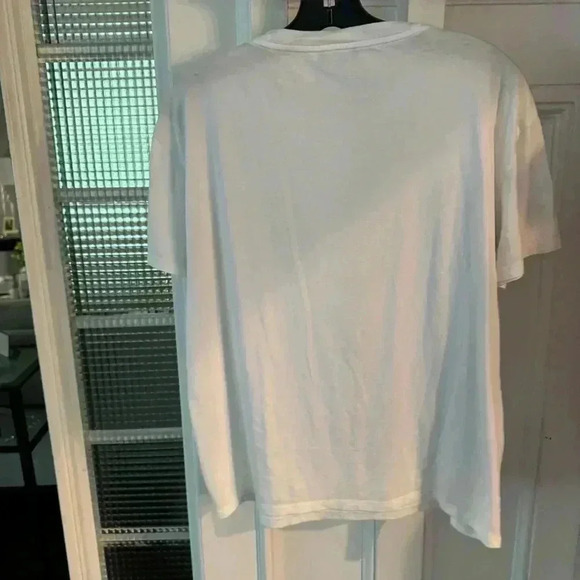 Emporio Armani women’s white short sleeve white tee with logo size M - Picture 2 of 7
